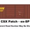 InterMountain 48322-02, HO Scale 50ft 5283 Cu. Ft. Double Door Boxcar, CSX Patch - Ex-SP #161849