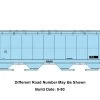 InterMountain 45140-06, HO Scale NSC 59ft Cylindrical Covered Hopper W Trough Hatch, WGR Patch Light Blue #16450