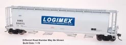InterMountain 65136-12, N Scale NSC 59ft Cylindrical Covered Hopper W Trough Hatch, Logimex AAMX #816902