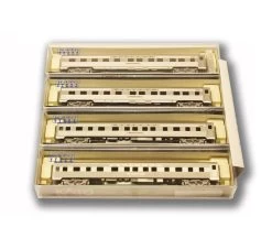Kato 106-6003-1, N Scale ATSF Santa Fe Super Chief 4-Car Add-on Set With Lighted Interiors