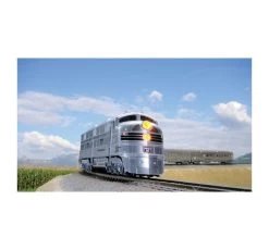 Kato 106-090-LS, N Scale CB&Q E5A & Silver Streak Zephyr Boxed 6-Unit Train Set With ESU LokSound & Interior Lighted Cars -Attack Train kato silver streak zephyr set 1 2