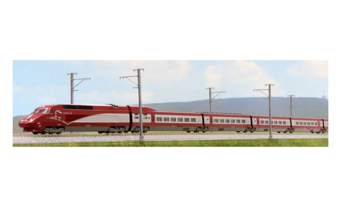 Kato 10-1657, N Scale Thalys PBA New Color 10-Car Set 1 Kato 10-1657, N Scale Thalys PBA New Color 10-Car Set