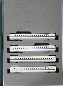 Kato 10-1698, N Scale Series N700S Shinkansen NOZOMI 4-Car Add-On Set A