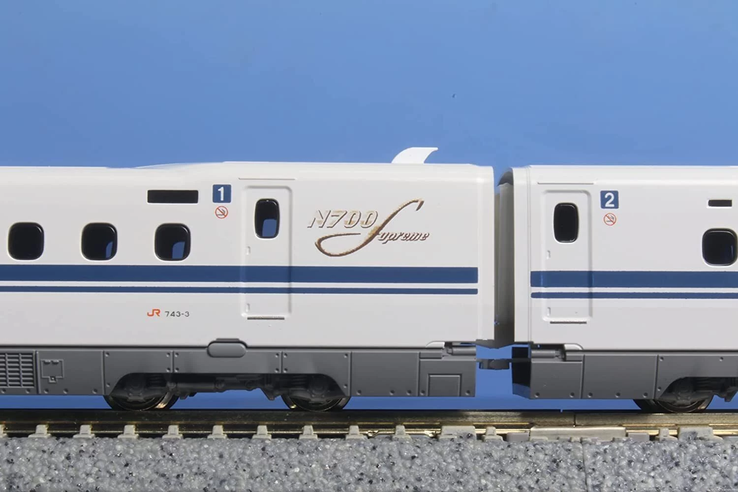 Kato 10-1698, N Scale Series N700S Shinkansen NOZOMI 4-Car Add-On Set A 2 Kato 10-1698, N Scale Series N700S Shinkansen NOZOMI 4-Car Add-On Set A - Image 2