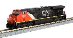 Kato 106-0020, N Scale Unitrack GE ES44AC GEVO Mixed Freight Starter Set, Canadian National