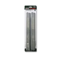 Kato HO 2-181 Unitrack Straight Section W Concrete Ties, 14-1/2" 369mm