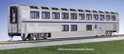 Kato 35-6065 HO Scale Amtrak Superliner I Lounge, Phase VI, #33014