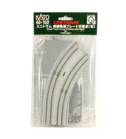 Kato N 40-210 Unitram Street Track, Electric Turnout R180mm, Left -Attack Train kato 40 102