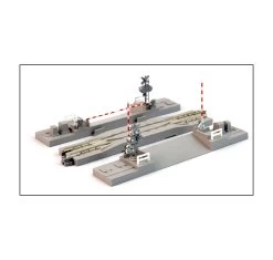 Kato N 20-027-1 Crossing Gate & Re-Railer Track