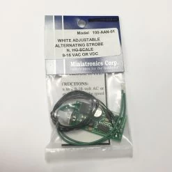 Miniatronics 100-AAN-01 Adjustable Alternating Strobe, White