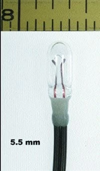Miniatronics 18-024-10 12V 5.5mm Diameter 50mA Bulbs (10pk)