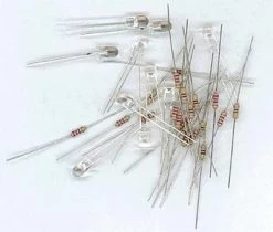 Miniatronics 12-510-10, 5MM YELOGLO LED, Pack Of 10 With Resistors