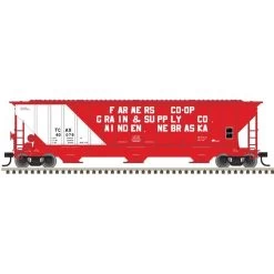 Atlas Trainman 50005933 N Thrall 4750 Covered Hopper, TCAX #60073
