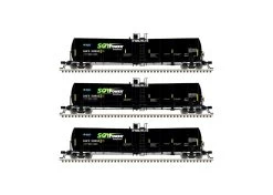 Atlas 50006184 Master N Trinity 25,500 Gallon Tank Car, GATX 3-Pack