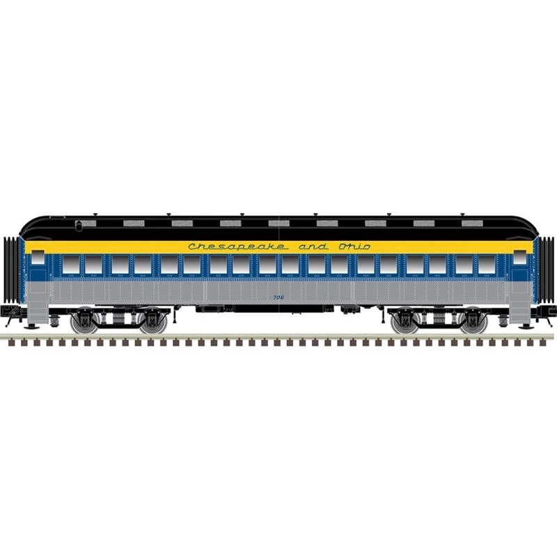 Atlas 50006257 Trainman N 60ft Passenger Coach, Chesapeake & Ohio #720 1 Atlas 50006257 Trainman N 60ft Passenger Coach, Chesapeake & Ohio #720