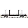 Atlas 50006292 N Master 45ft Logging Flatcar, Northern Pacific #120549
