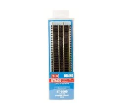 Peco ST-2000 Setrack HO Code 100 Standard Straight Track, 8 Pack