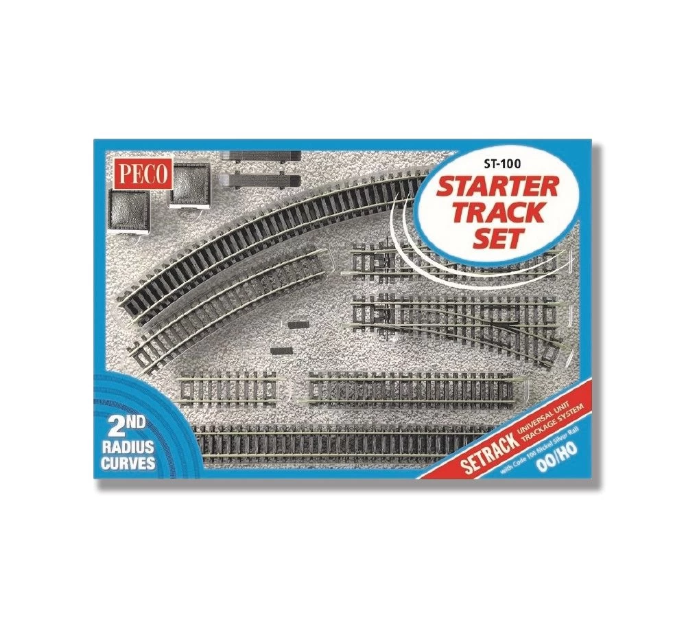 Peco ST-101 Setrack HO Code 100 Starter Track Set #2 1 Peco ST-101 Setrack HO Code 100 Starter Track Set #2