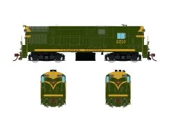 044026 Rapido HO FM H16-44, Standard DC, Canadian National #2206