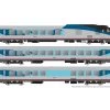 Rapido 025505, HO Scale RTL Turboliner Set 5, Amtrak Phase V, With Sound & DCC