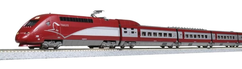 Kato 10-1658 N Thalys PBKA 10 Car Set 1 Kato 10-1658 N Thalys PBKA 10 Car Set