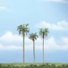 Woodland Scenics 785-1617 Ready Made Premium Trees(TM), Royal Palm - 1 Each: 4-5/8, 3-1/2 & 4" 11.7, 8.9 & 10.2cm