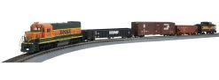 WalthersTrainline 931-1200 HO Scale Flyer Express Train Set, Standard DC, BNSF