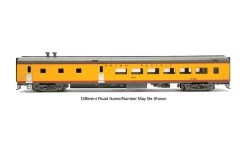 WalthersProto 920-9827, HO Scale 85ft ACF 48-Seat Diner, UP #4809, Armour Yellow Scheme
