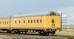 WalthersProto 920-9833, HO Scale 85ft PS 10-6 Sleeper W Blunt End, SP #9041, Armour Yellow Scheme