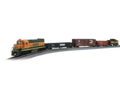 WalthersTrainline 931-1250 HO Scale WiFlyer Express Train Set, With Sound & DCC, With BNSF GP15-1